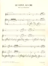download the accordion score Le vent Le cri (Du Film : Le Professionnel) (Slow Rock) in PDF format