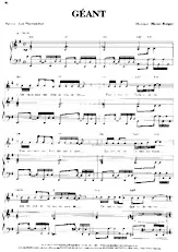 download the accordion score Géant in PDF format