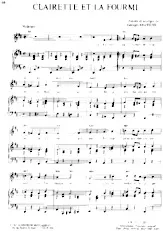 download the accordion score Clairette et la fourmi in PDF format