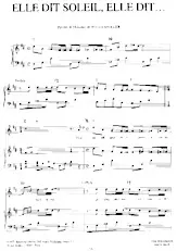 download the accordion score Elle dit soleil Elle dit ... in PDF format