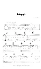 télécharger la partition d'accordéon Autograph (Rumba) au format PDF