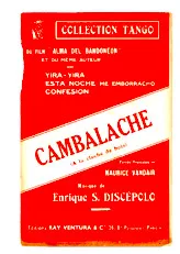 télécharger la partition d'accordéon Cambalache (A la cloche de bois) (Du Film : Alma del Bandonéon) (Orchestration) (Tango Argentin) au format PDF