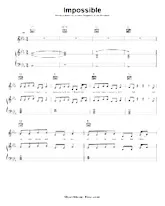 descargar la partitura para acordeón Impossible en formato PDF