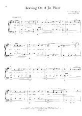 descargar la partitura para acordeón Leaving on a jet plane (Boléro) en formato PDF