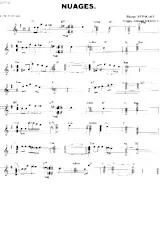 télécharger la partition d'accordéon Nuages (Arrangement : Gérard Merson) au format PDF