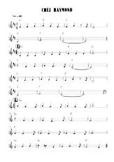 descargar la partitura para acordeón Chez Raymond en formato PDF