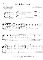 scarica la spartito per fisarmonica Love is everywhere (Country Swing) in formato PDF