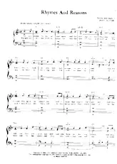 télécharger la partition d'accordéon Rhymes and reasons (Boléro) au format PDF