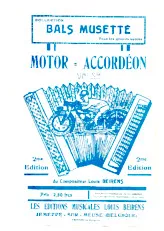scarica la spartito per fisarmonica Motor Accordéon (Manque la 2ième page piano) (Valse) in formato PDF