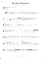 télécharger la partition d'accordéon Bohemian Rhapsody (Interprètes : Queen) (Slow) au format PDF
