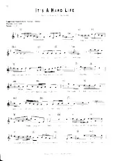 scarica la spartito per fisarmonica It's a hard life (Interprètes : Queen) (Slow Rock) in formato PDF