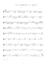 download the accordion score Tu penses à quoi ? (Boléro) in PDF format