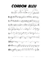 télécharger la partition d'accordéon Cordon bleu (Java Variations) (Partie : Violon / Banjo / Mandoline) au format PDF