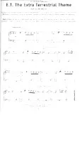 télécharger la partition d'accordéon Theme from E T (The Extra Terrestrial) (Valse Lente) au format PDF