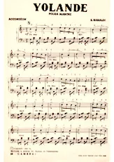descargar la partitura para acordeón Yolande (Polka Marche) en formato PDF