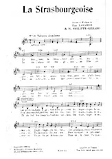 descargar la partitura para acordeón La Strasbourgeoise (Valse Alsacienne) en formato PDF