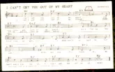 descargar la partitura para acordeón I can't get you out of my heart (Enregistré par : Al Martino / Bob Carroll) en formato PDF