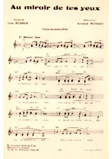 descargar la partitura para acordeón Au miroir de tes yeux (Slow) en formato PDF