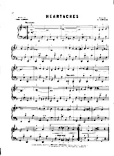 télécharger la partition d'accordéon Heartaches (Interprète : Guy Lombardo) (Slow Fox-Trot) au format PDF