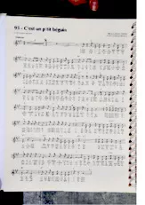 télécharger la partition d'accordéon C'est un p'tit béguin (Chant : Anna Thibaud / Esther Lekain / Marie-Thérèse Berka) au format PDF