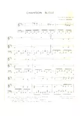 descargar la partitura para acordeón Chanson bleue en formato PDF