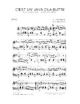 télécharger la partition d'accordéon C'est un' java d' la butte (Sur les motifs de la chanson) au format PDF