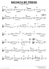 download the accordion score Bachata my friend in PDF format