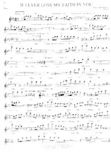 télécharger la partition d'accordéon If I ever lose my faith in you (Disco Rock) au format PDF