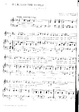 scarica la spartito per fisarmonica If I ruled the world (Chant : Tony Bennett) (Slow) in formato PDF