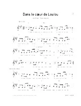 download the accordion score Dans le coeur de Loulou (Chant : Carlos) in PDF format