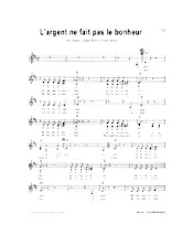télécharger la partition d'accordéon L'argent ne fait pas le bonheur (Chant : Les Parisiennes) au format PDF