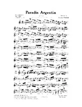 scarica la spartito per fisarmonica Paradis Argentin (Tango) in formato PDF