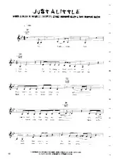 scarica la spartito per fisarmonica Just a little (Interprètes : Liberty X) (Soul Rock) in formato PDF