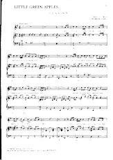 télécharger la partition d'accordéon Little green apples (Chant : Frank Sinatra) (Slow) au format PDF