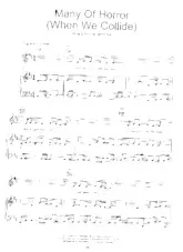 télécharger la partition d'accordéon Many of horror (When we collide) (Interprètes : Biffy Clyro) (Slow) au format PDF