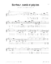 télécharger la partition d'accordéon Bonheur santé et pépites (Chant : Annie Cordy) au format PDF