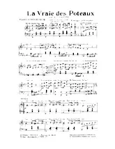 download the accordion score La vraie des poteaux (Leitmotiv du film réaliste : Le rancard) (Java Chantée) (Partie : Piano Conducteur) in PDF format