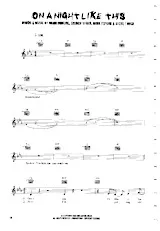scarica la spartito per fisarmonica On a night like this (Chant : Kylie Minogue) (Disco Rock) in formato PDF
