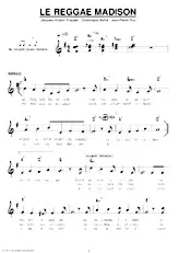download the accordion score Le reggae madison in PDF format