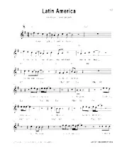télécharger la partition d'accordéon Latin America (Chant : Gibson Brothers) au format PDF