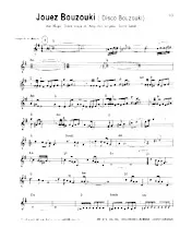 scarica la spartito per fisarmonica Jouez Bouzouki (Disco Bouzouki) (Adaptation Française : Sylvain Lebel) (Sirtaki Jerk) in formato PDF