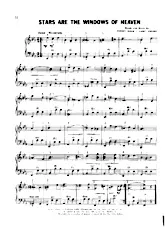scarica la spartito per fisarmonica Stars are the windows of heaven (Interprètes : The Andrews Sisters) (Valse Boston) in formato PDF