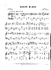 scarica la spartito per fisarmonica Sugar blues (Interprètes : Leona Williams and Her Dixie Band) (Slow Blues) in formato PDF