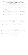 scarica la spartito per fisarmonica The heart asks pleasure first (Du Film : The Piano) in formato PDF
