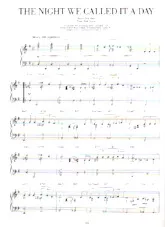 download the accordion score The night we called it a day (Chant : Frank Sinatra) (Slow) in PDF format