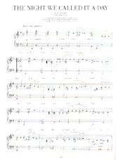 descargar la partitura para acordeón The night we called it a day (Chant : Frank Sinatra) (Slow) en formato PDF