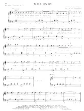 scarica la spartito per fisarmonica Walk on by (Chant : Dionne Warwick) (Rumba) in formato PDF