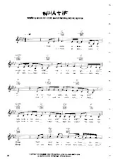 télécharger la partition d'accordéon What if (Chant : Kate Winsley) (Slow) au format PDF
