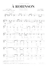 télécharger la partition d'accordéon A Robinson (Marche Chantée) au format PDF