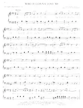 descargar la partitura para acordeón Who is gonna love me (Chant : Dionne Warwick) (Valse Lente) en formato PDF